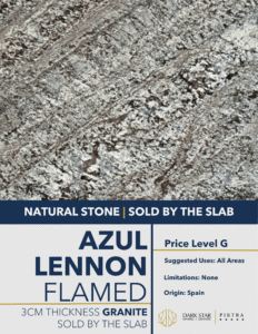 Azul Lennon Flamed Granite Countertops