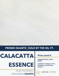 Calacatta Essence Quartz Countertops