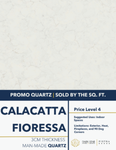 Calacatta Fioressa Quartz Countertops