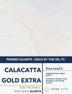 Calacatta Gold Extra Quartz Countertops