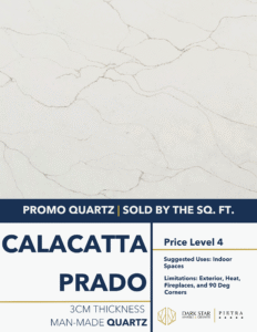 Calacatta Prado Quartz Countertops