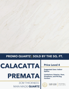 Calacatta Premata Quartz Countertops
