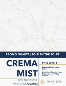 Crema Mist Quartz Countertops