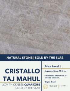 Cristallo Taj Mahul Quartzite Natural Stone