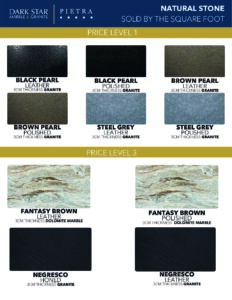 Natural Stone sold by the Slab page 1