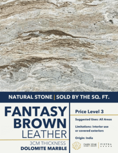 Fantasy Brown Leather Marble