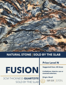 Fusion Quartzite Natural Stone Custom Countertops