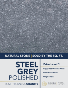 Steel Grey Polished Granite