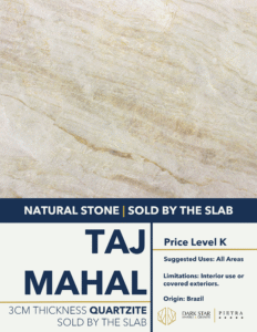 Taj Mahal Quartzite Custom Countertops